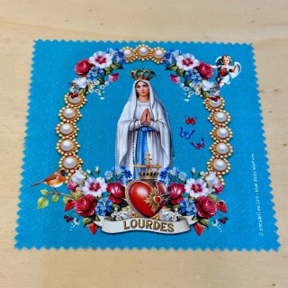 Microfibre essuie-lunettes Sainte Vierge