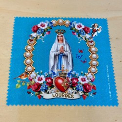 Microfibre essuie-lunettes Sainte Vierge