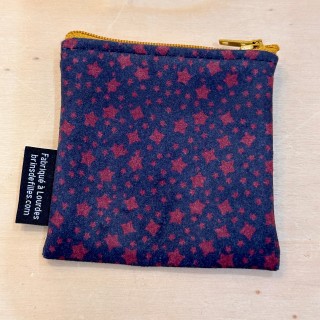 Pochette à chapelet cœur sacré (verso)