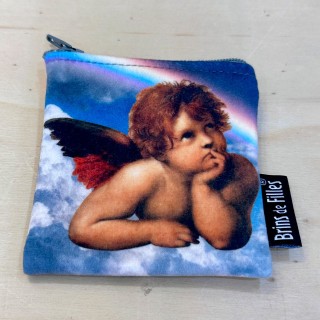 Pochette à chapelet Anges (recto)