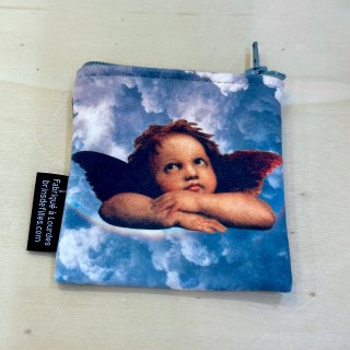 Pochette à chapelet Anges (verso)