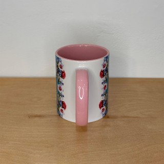 Mug souvenir de Lourdes avec Vierge Marie