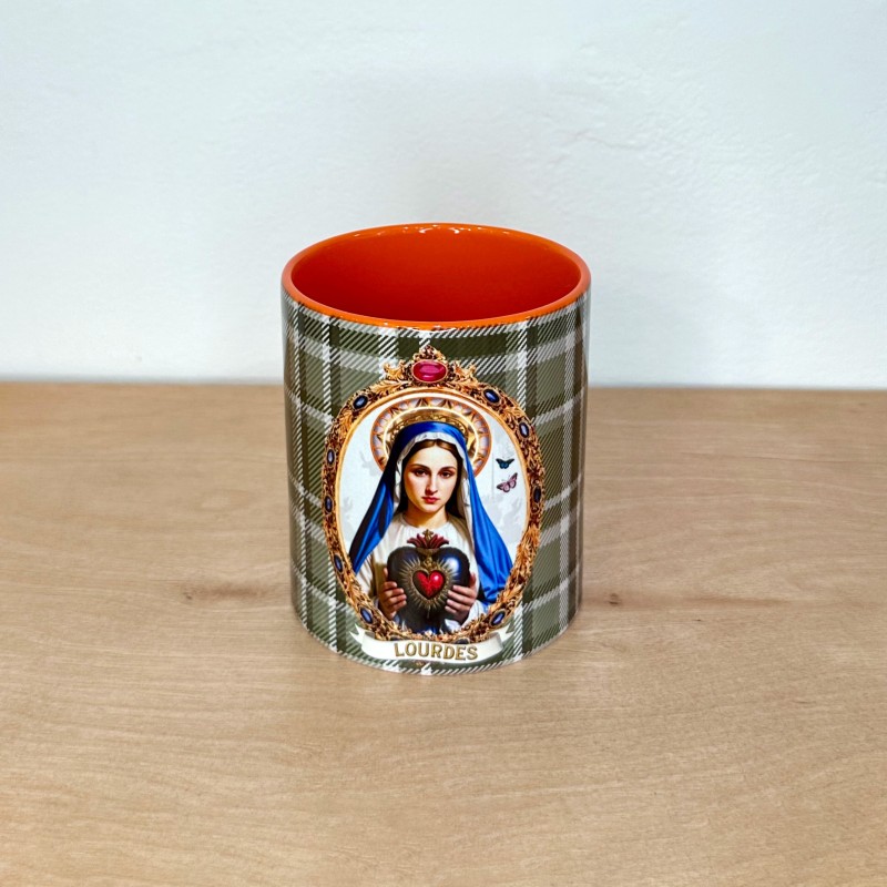 Tasse avec Vierge et cœur sacré Tasse avec Vierge et cœur sacré