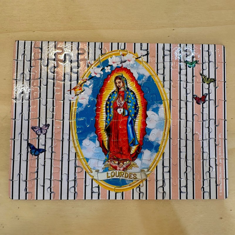Puzzle Vierge de Guadalupe, souvenir de Lourdes Puzzle Vierge de Guadalupe, souvenir de Lourdes