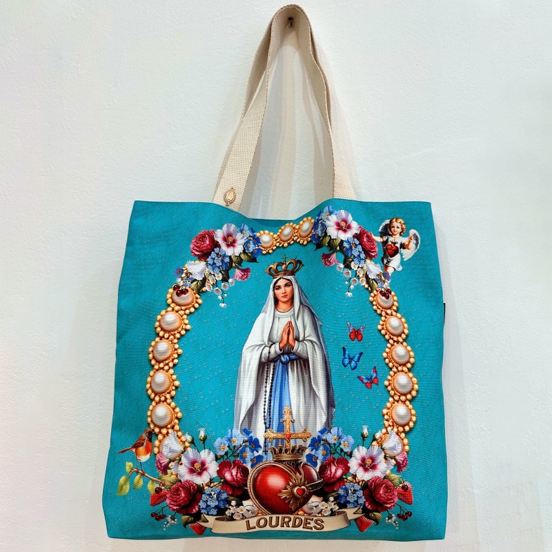 Cabas artisanal Vierge Marie de Lourdes Cabas artisanal Vierge Marie de Lourdes