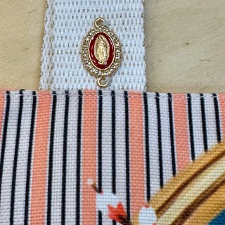 Cabas artisanal Vierge de Guadalupe Mexique