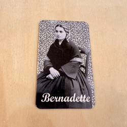 Magnet souvenir Bernadatte Soubirous de Lourdes (recto)