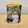 Mug souvenir de la visite du Pape Léon XIV à la grotte Massabielle du Sanctuaire de Lourdes