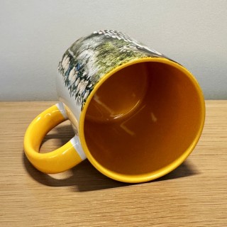 Mug souvenir de la visite du Pape Léon XIV à la grotte Massabielle du Sanctuaire de Lourdes